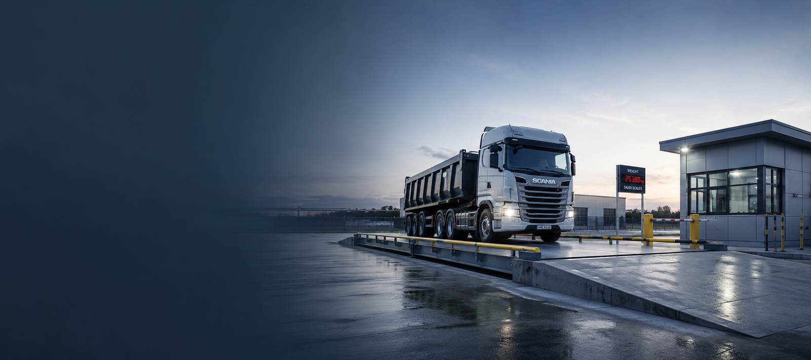 Saudi Scales truck weighbridge